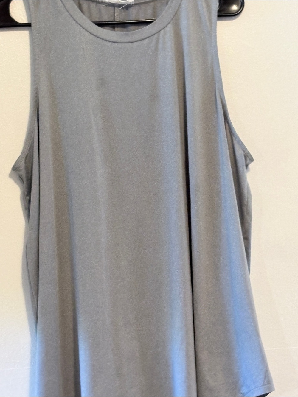Sleeveless Gray Women's Tank Top - Casual Everyday Large